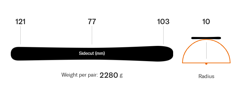 Womens Pheonix 7.7 w/TLT10 (25/26)