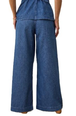 Women's Allison Wide Leg Denim Trouser