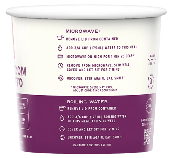 Mushroom Risotto 16oz Cup